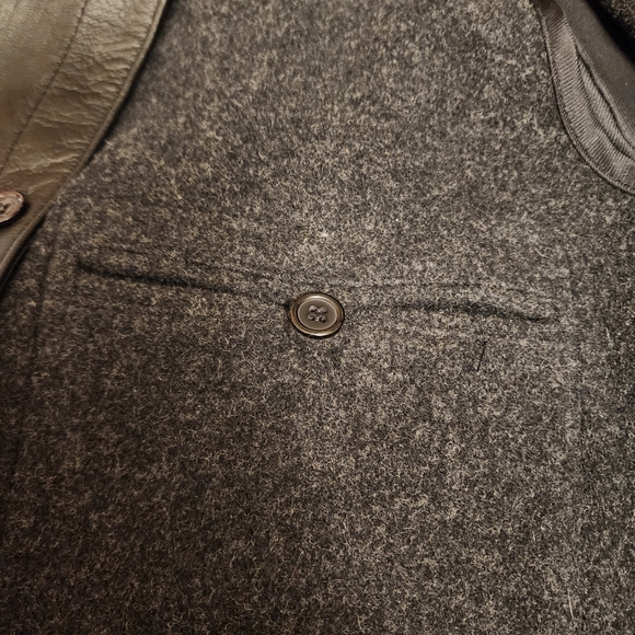 Coach Men's Black Soft Leather Coat - Picture 9 of 14